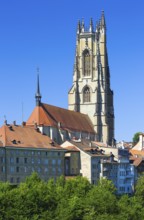 St. Nicholas Cathedral, Fribourg, Canton Fribourg, Switzerland, Europe