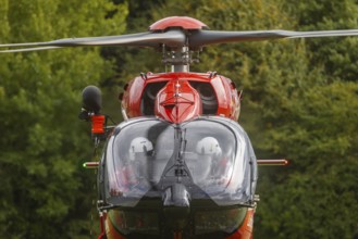 Winch rescue training of the rescue helicopter, Christoph 62, on the occasion of the 50th