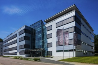 New headquarters of the Lange und Söhne company. A. Lange & Söhne is now the protected brand of the