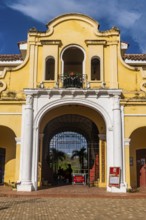 Colonial house on the Real de la Concepcion square, Unesco world heritage site, Mompox, Colombia,