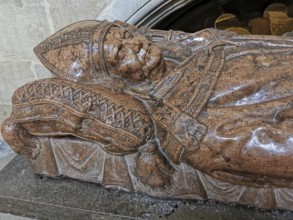 Bishop's tomb, Cathedral of St Peter and St George, Bamberg Cathedral, Bamberg, Upper Franconia,