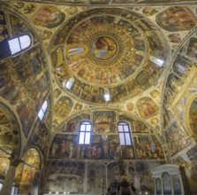 Baptistery of San Giovanni Battista with frescoes by Menabuoi, Padua, Province of Padua, Italy,