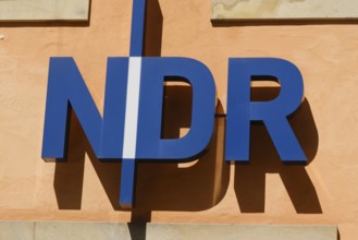 Typeface and logo NDR, Norddeutscher Rundfunk, Lower Saxony, Germany, Europe