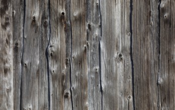 Old weathered wooden boards on a wooden wall, farmhouse, Upper Austria, Austria, Europe