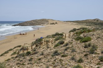 Playa de Calblanque, beach in the regional park Monte de las Cenizas y (Peña) del Águila, near