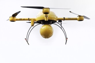 Delivery drone Paketkopter Juist of Deutsche Post, drone project for the delivery of parcels to