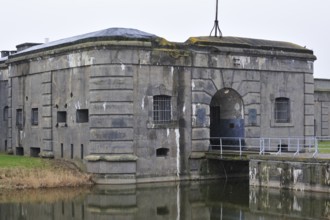 Entrance gate of Fort Breendonk, Belgium, Europe