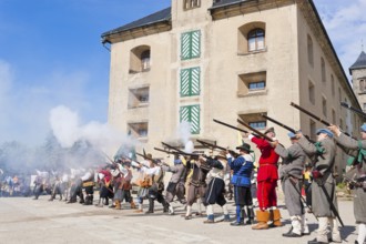 Königstein Fortress battle re-enactment