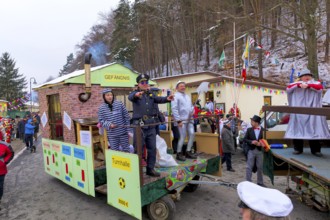 111th boatmen's carnival in Prossen