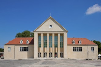 The Hellerau Festival Theatre was built in 1911 in the style of reform architecture in the garden