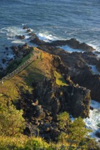 Coastline, rocky coast, surf, sea, ocean, pacific, holiday, travel, nice weather, sun, Byron bay,