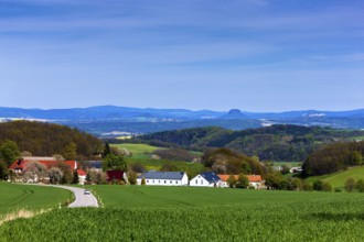 Maxen View of Saxon Switzerland