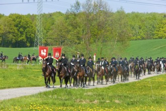 Every year at Easter there are about 5 processions in Lusatia, each with about 200 riders. The