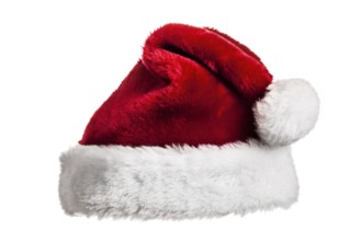 Santa Claus hat isolated on white background