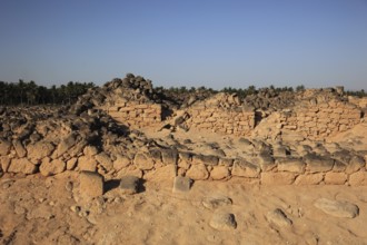 Settlement remains of the city and incense port of Al-Baleed, Unesco World Heritage Site, Salalah,