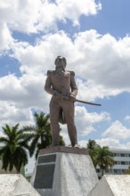 Statue sculpture of Capitan de Fragata Pedro Sainz de Baranda y Barreiro died 1845, Campeche city,