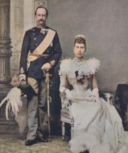 Frederick VIII, 1843-1912, was King of Denmark from 1906 to 1912 and Louise of Sweden, Louise