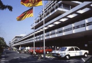 DEU, Germany: The historical slides from the 84-85 r years, Bonn Cologne. Airport on 9.7.84 BRD-DDR