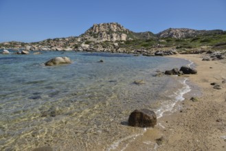 Bay, Cala Francese, La Maddalena Island, Province of Sassari, Gallura, Sardinia, Italy, Europe