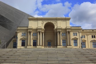 Military History Museum of the German Armed Forces, main arsenal building with wedge, architect