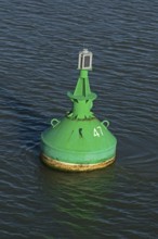 Buoy near Dagebüll, North Frisia, Schleswig-Holstein, Germany, Europe