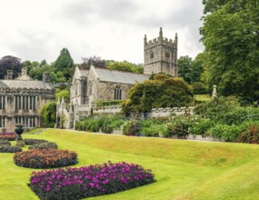 Church in Lanhydrock House and Garden, Bodmin, Cornwall, England, UK