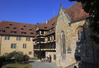 The Princes' Building and the Luther Chapel in the inner courtyard of Veste Coburg, Upper