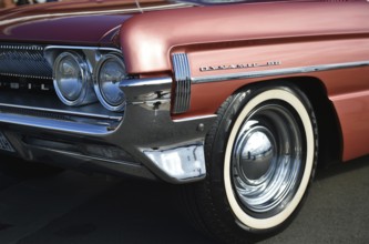 Oldsmobile Dynamic 88, 1961, at a classic car meeting in Büsum, Germany, Europe