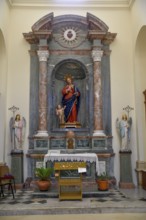 Statue of Christ in the Cathedral of San Nicolò, Noto, Syracuse Province, Sicily, Italy, Europe