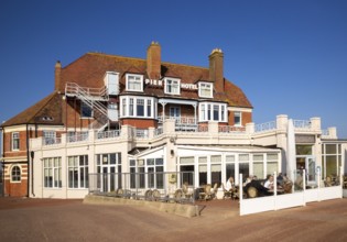 Historic Pier Hotel building, Gorleston, Norfolk, England, UK