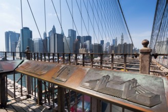 Brooklyn Bridge, historic, history, construction, architecture, Manhattan, skyline, New York City,