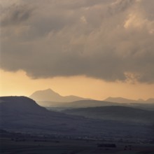 Puy de Dome volcano, Regional natural park of Auvergne Volcanoes, Unesco World heritage, Puy de