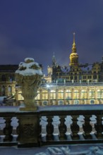 Dresden Zwinger in Winter