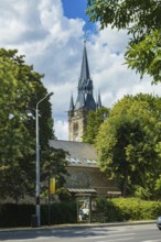 The Briesnitz Church is one of the oldest churches in Dresden and Saxony with a crypt and a tower