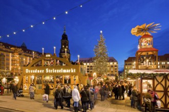 The Striezelmarkt, which has been held since 1434, is the oldest Christmas market in Germany and