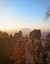 Bastei view in Saxon Switzerland