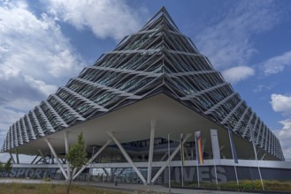 Modern Adidas administration building, Herzogenaurach, Middle Franconia, Bavaria, Germany, Europe