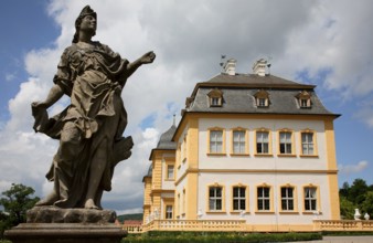 Veitshöchheim Palace, former summer residence of the prince bishops of Würzburg, Veitshoechheim,