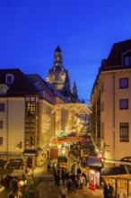 Christmas market in the Münzgasse in Dresden