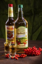 Spirits from the Ore Mountains, here the rowanberry schnapps