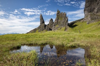 Rock Needles Old Man of Storr, Isle of Skye, Inner Hebrides, Scotland, United Kingdom, Europe