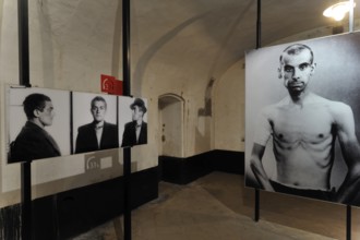 Pictures of political prisoners at Fort Breendonk, Belgium, Europe