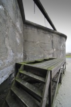 Gallows on which prisoners were executed at Fort Breendonk, Belgium, Europe