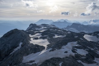 Dramatic mountain landscape, view from Hochkönig, Salzburger Land, Austria, Europe