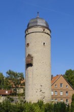 Sackturm, city gate, old town, Warburg, North Rhine-Westphalia, Germany, Europe