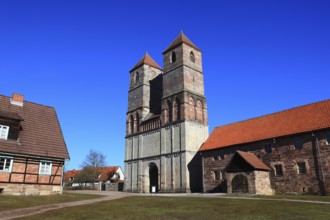 Ruin of the monastery church of St. Mary, Veßra Monastery, Hildburghausen County, Thuringia,