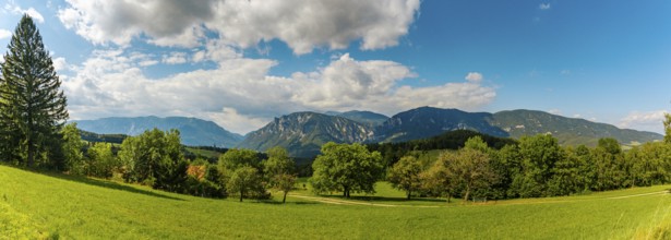 Mountain panorama, Mountain, Alps, Rax-Schneeberg Group, Lower Austria, Austria, Europe