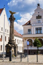 Memorial column for those killed in the Franco-Prussian War of 1870 71, Doberlug-Kirchhain,