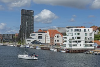 Alsik Hotel, Boats, Harbour, Sønderborg, Syddanmark, Denmark, Europe