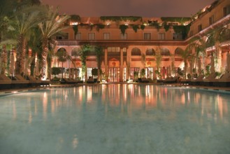 Pool, Les Jardins de la Koutoubia Hotel, Marrakesh, Marrakesh-Tensift-El Haouz region, Morocco,